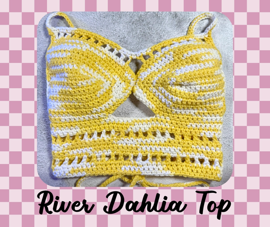 🌸 Custom Handmade Crochet Bralette | Made to Order | Custom Colors & Sizes
